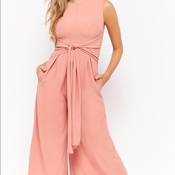 Pants - Women’s dusty pink jumpsuit